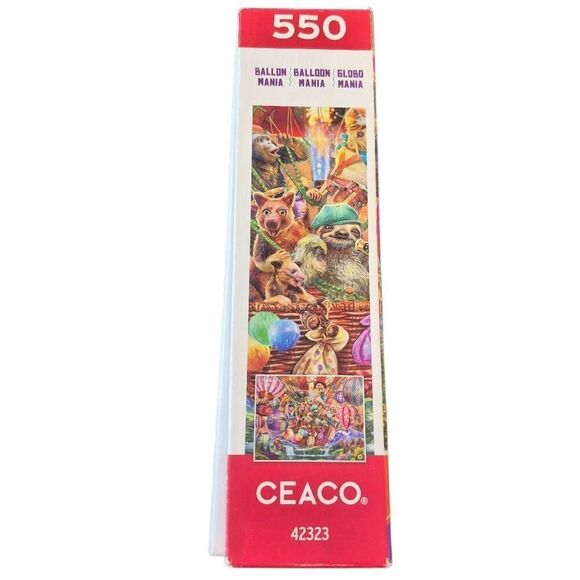 Ceaco Balloon Mania 550 pc Jigsaw Puzzle Box Damaged - Picture 12 of 12